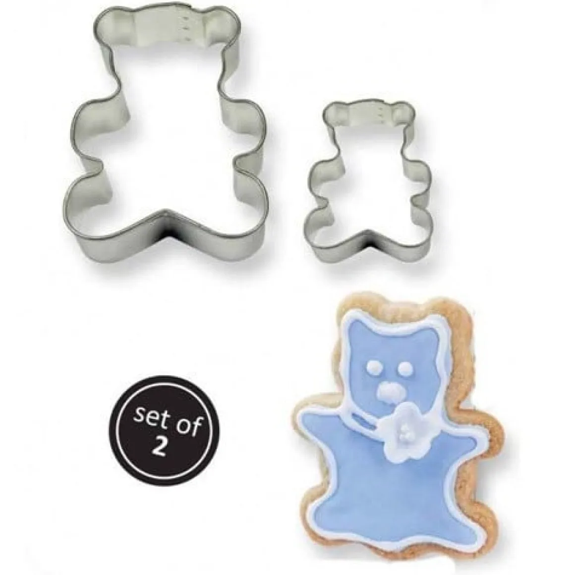 PME Koekjes uitstekerset Teddybeer set/2