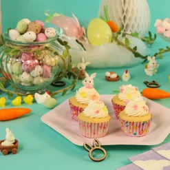 PME Mini Cupcake Vormpjes Bloemen Ø33mm 60st.