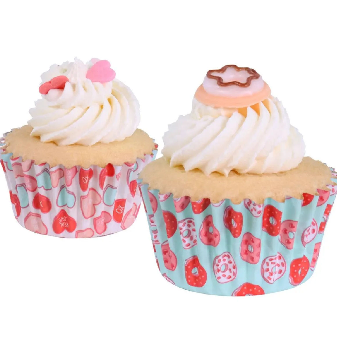 PME Mini Cupcake Vormpjes Pretty Sweet Ø33mm 60st.