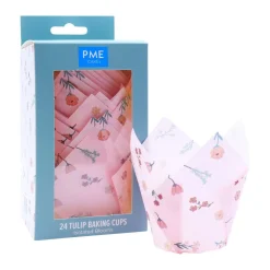 PME Muffin Cups Bloemen 24st