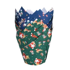 PME Muffin Cups Kerstman 24st