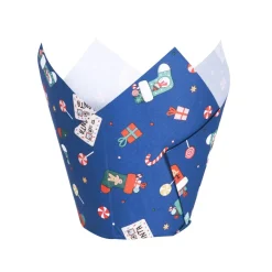 PME Muffin Cups Kerstman 24st