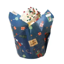 PME Muffin Cups Kerstman 24st