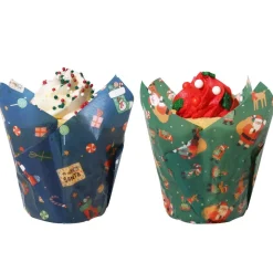 PME Muffin Cups Kerstman 24st