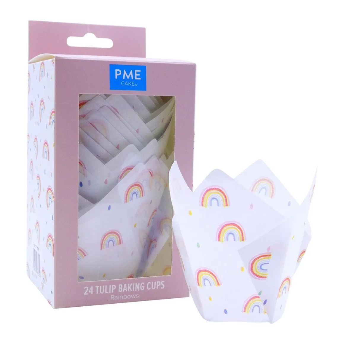PME Muffin Cups Regenboog 24st