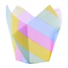 PME Muffin Cups Regenboog Strepen 24st