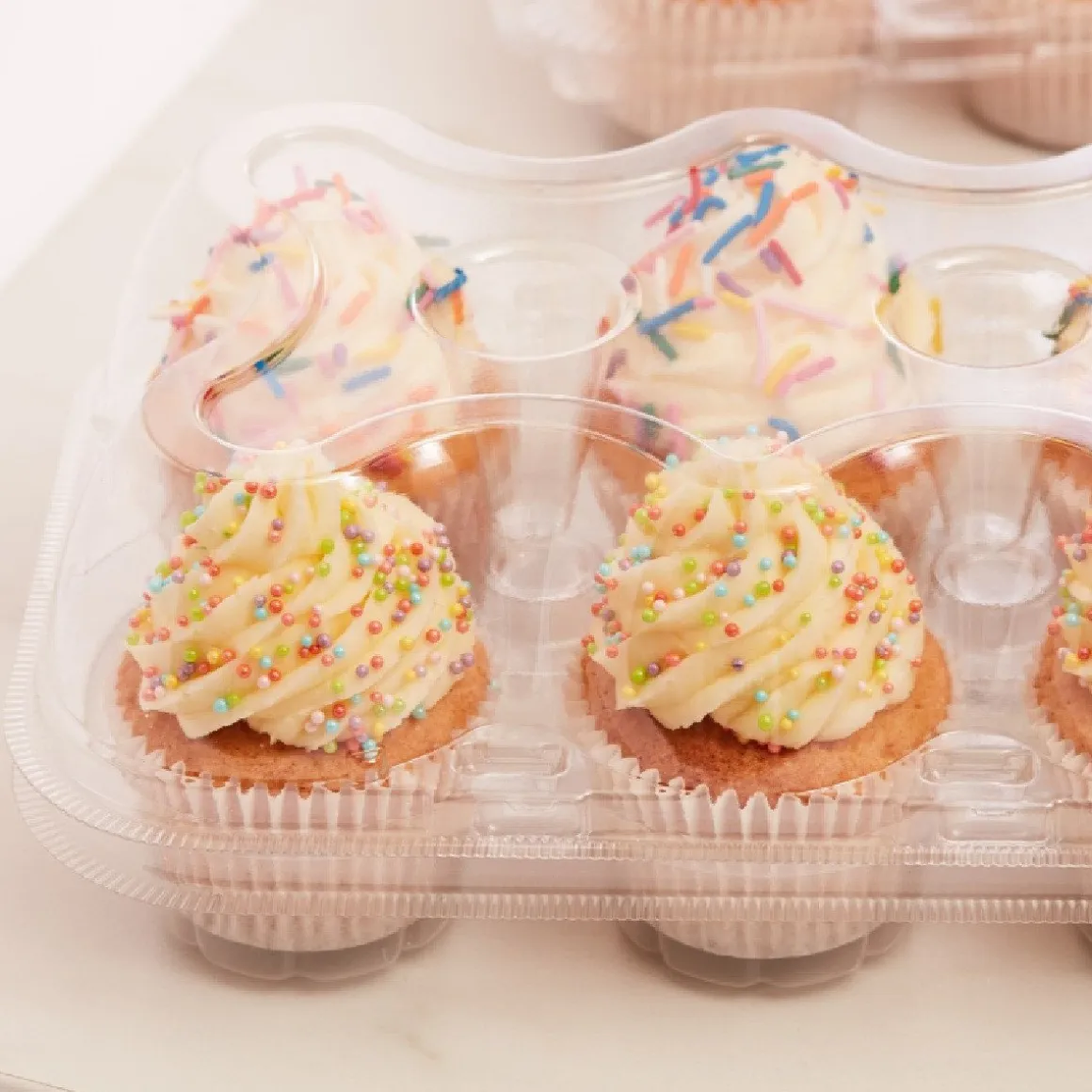 PME Plastic Cupcakehouders (6) Set/3