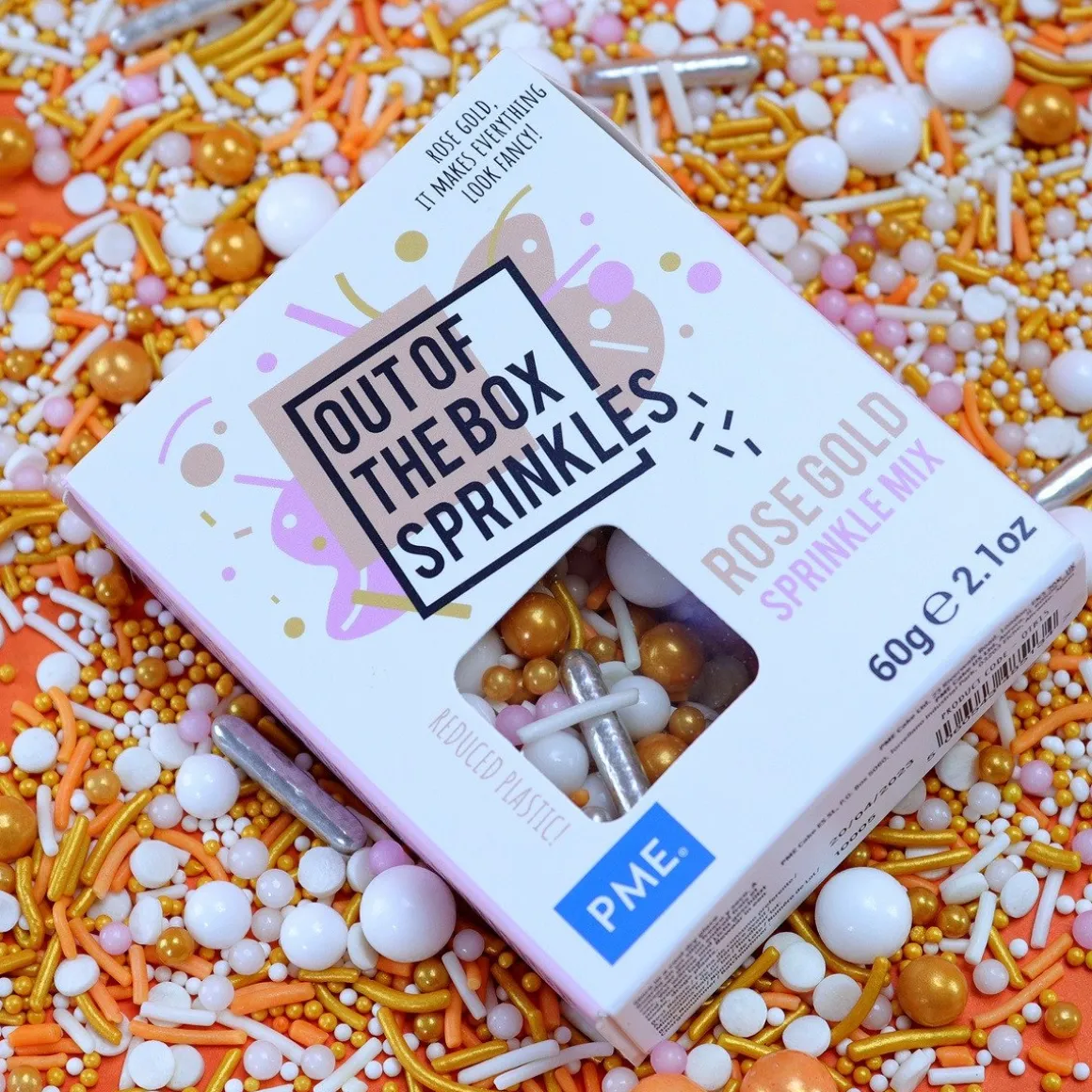 PME Rose en Gouden Sprinkle Mix (Out of the Box) 60g