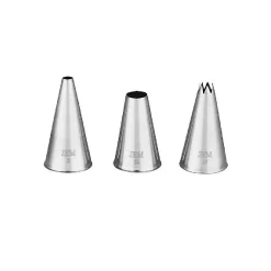 PME Spuitmondjes Bolletjes & Schelpen Set/3