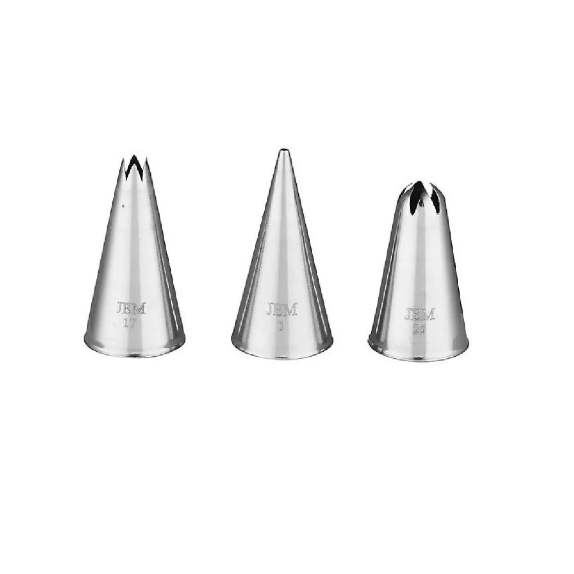 PME Spuitmondjes Stippen & Schelpen Set/3