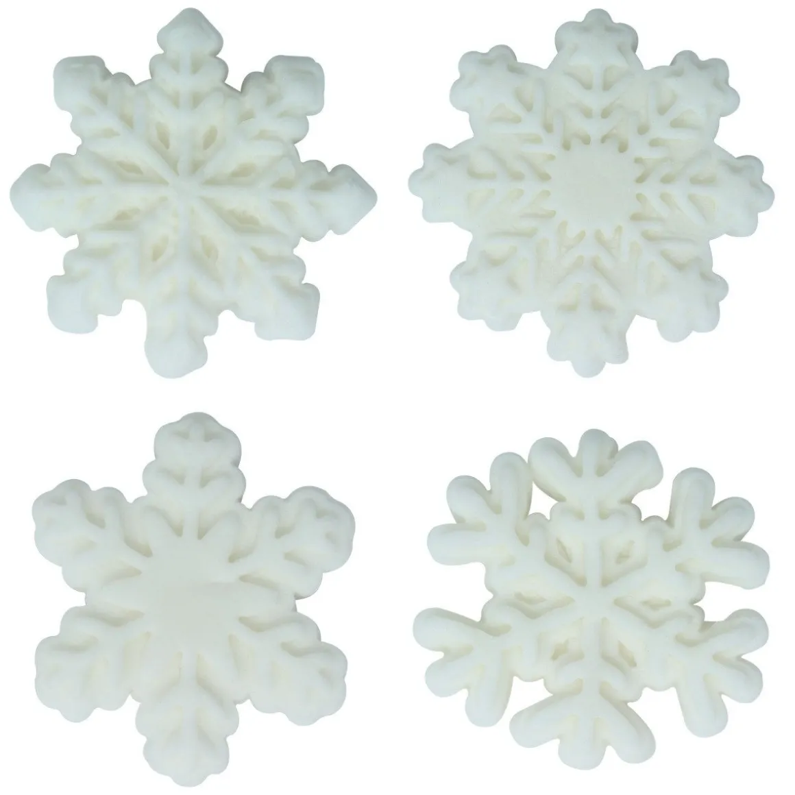 PME Suikerdecoratie Sneeuwvlokken 12st.
