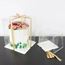 PME Taartdoos Transparant 25x25x28cm