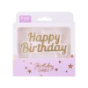 PME Taartkaarsje Happy Birthday Goud