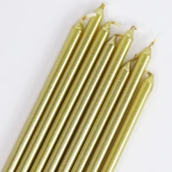 PME Taartkaarsjes Goud Extra Lang (15cm) Set/16