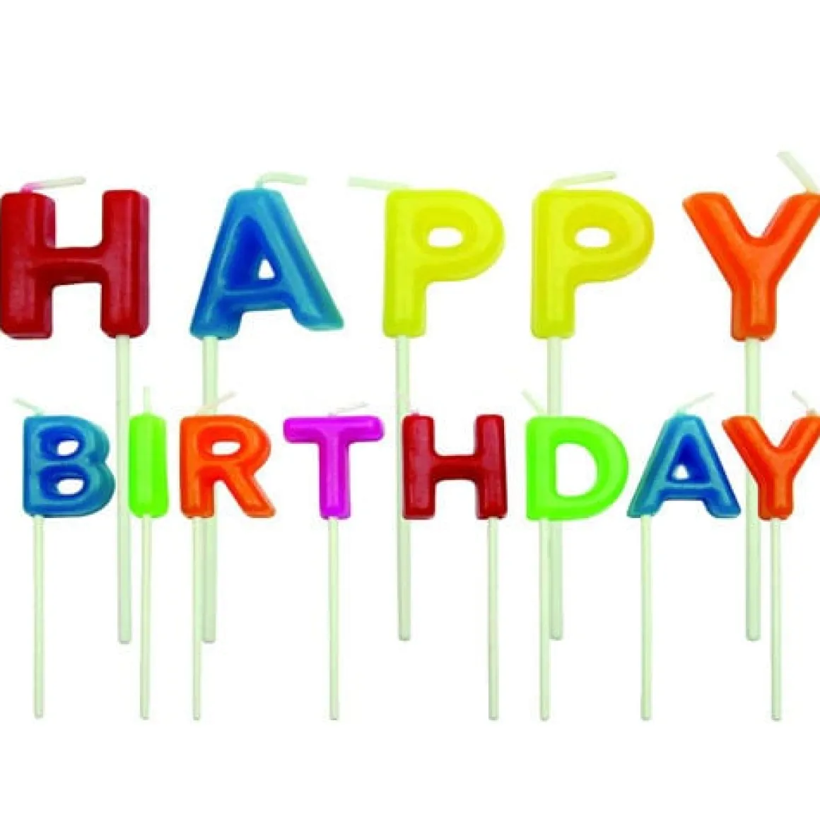 PME Taartkaarsjes Happy birthday set/13