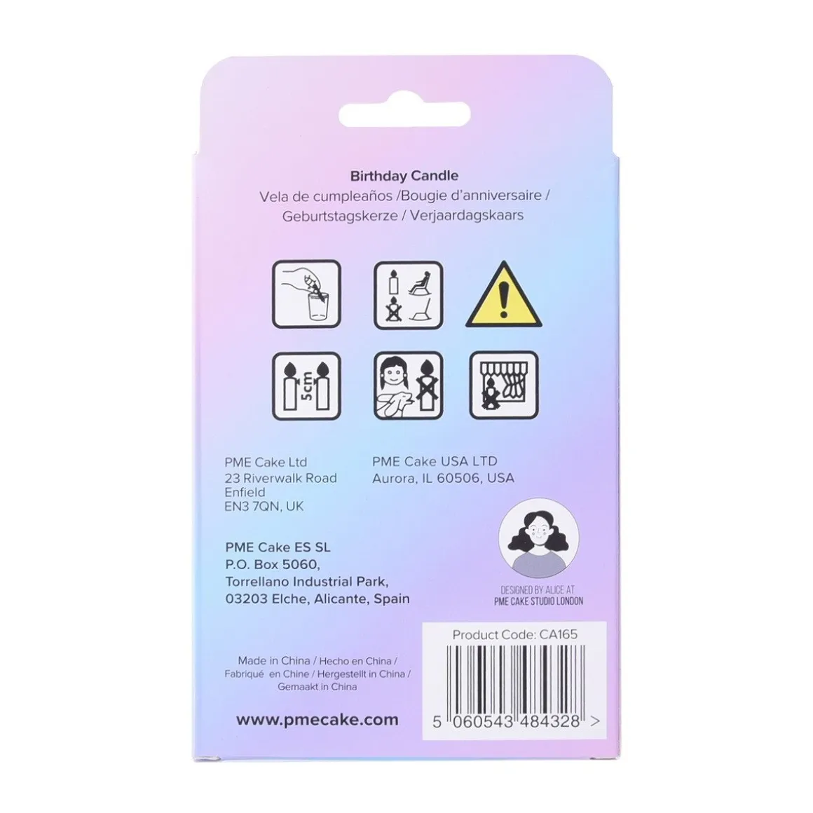 PME Taartkaarsje Unicorn 3D