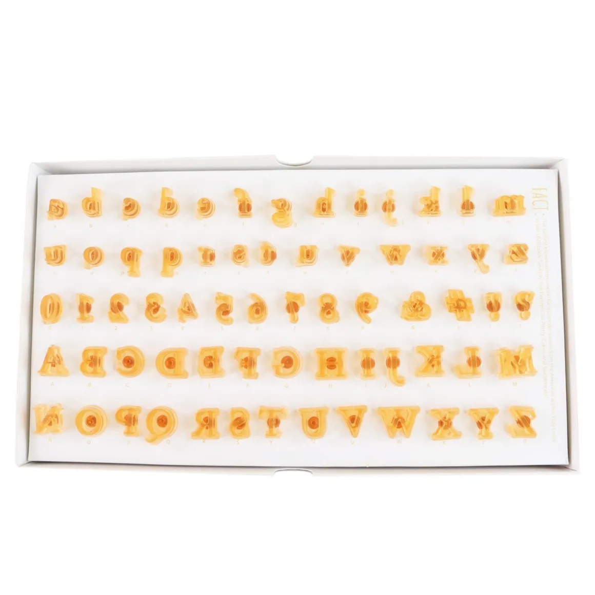 PME Tekst Stempelset Cupcake/Cookie Fun Fonts - Collectie 2