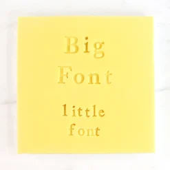PME Tekst Stempelset Cupcake/Cookie Fun Fonts - Collectie 2