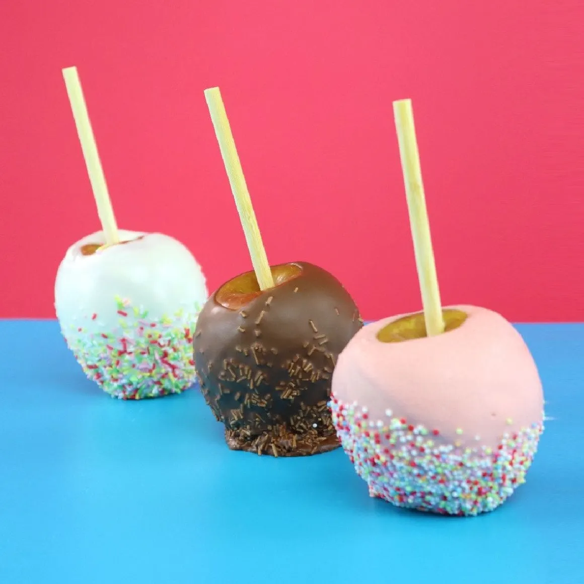 PME Toffee Appel Bamboe Stokjes 30 stuks