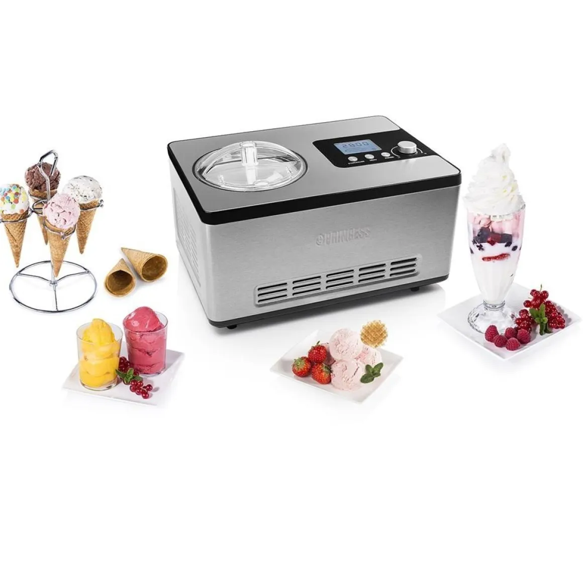 Princess IJsmachine Deluxe Zelfvriezend 2L