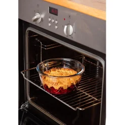 Pyrex Cook & Go Ovenschalen met Deksel Rond 0,7L/1,6L Set/2