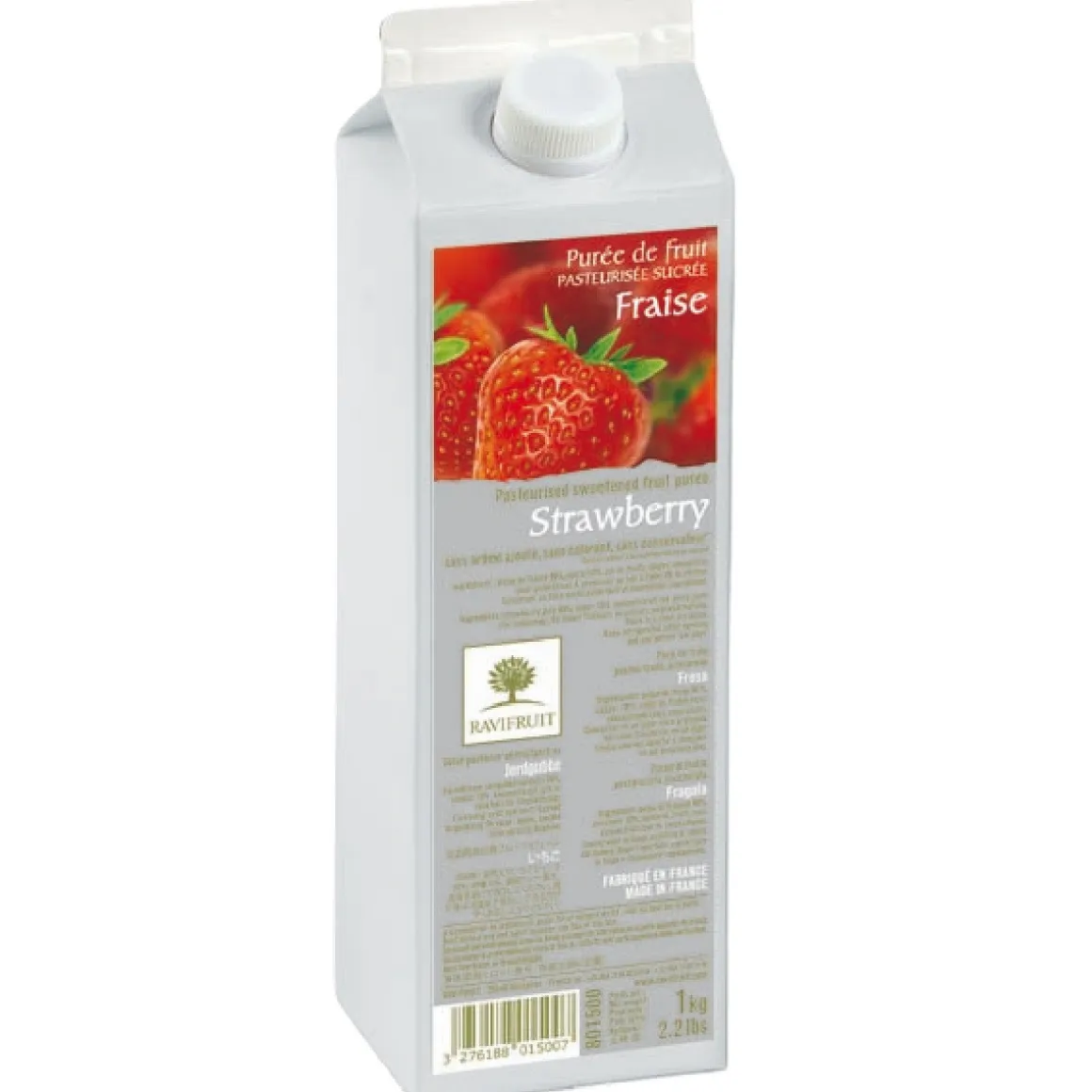RaviFruit Aardbei Puree 1kg