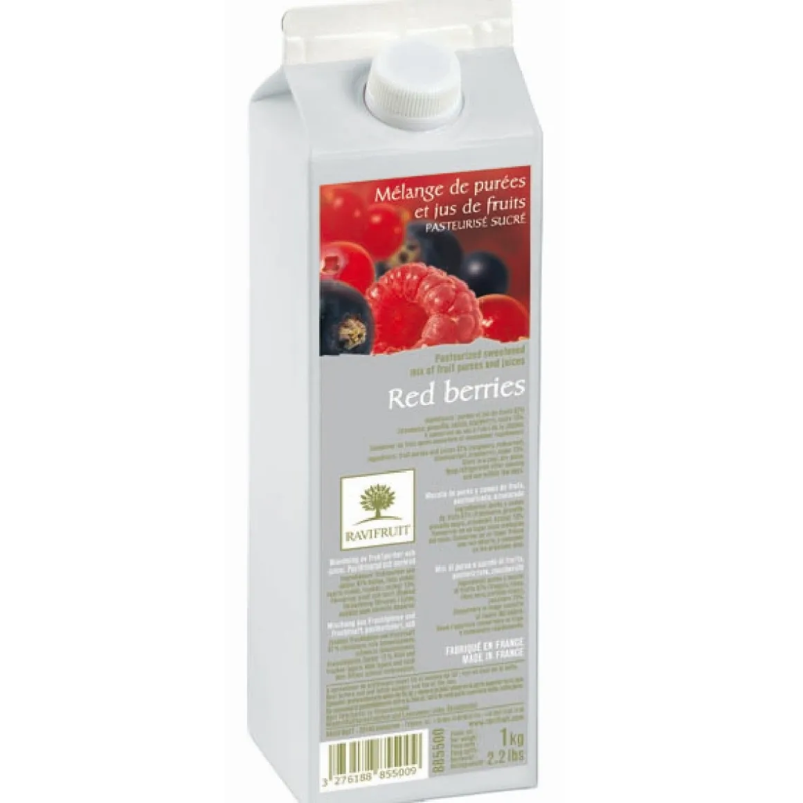 RaviFruit Rode Bessen Puree 1kg