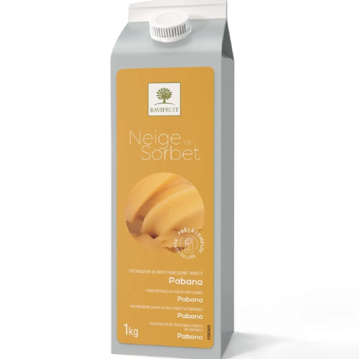 RaviFruit Sorbet Mix Banaan 1kg