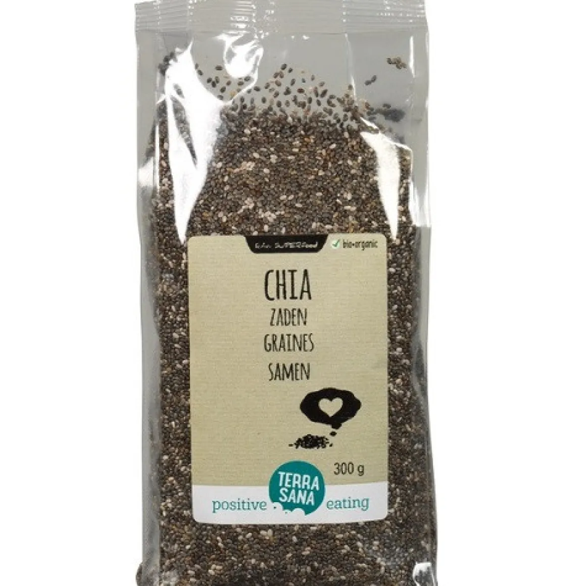 RAW Chiazaad Zwart Biologisch 300 gram
