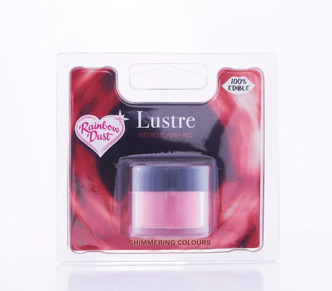 RD Lustre Kleurpoeder Ruby Red 3 gram