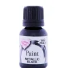 RD Metallic Food Paint Black 25ml