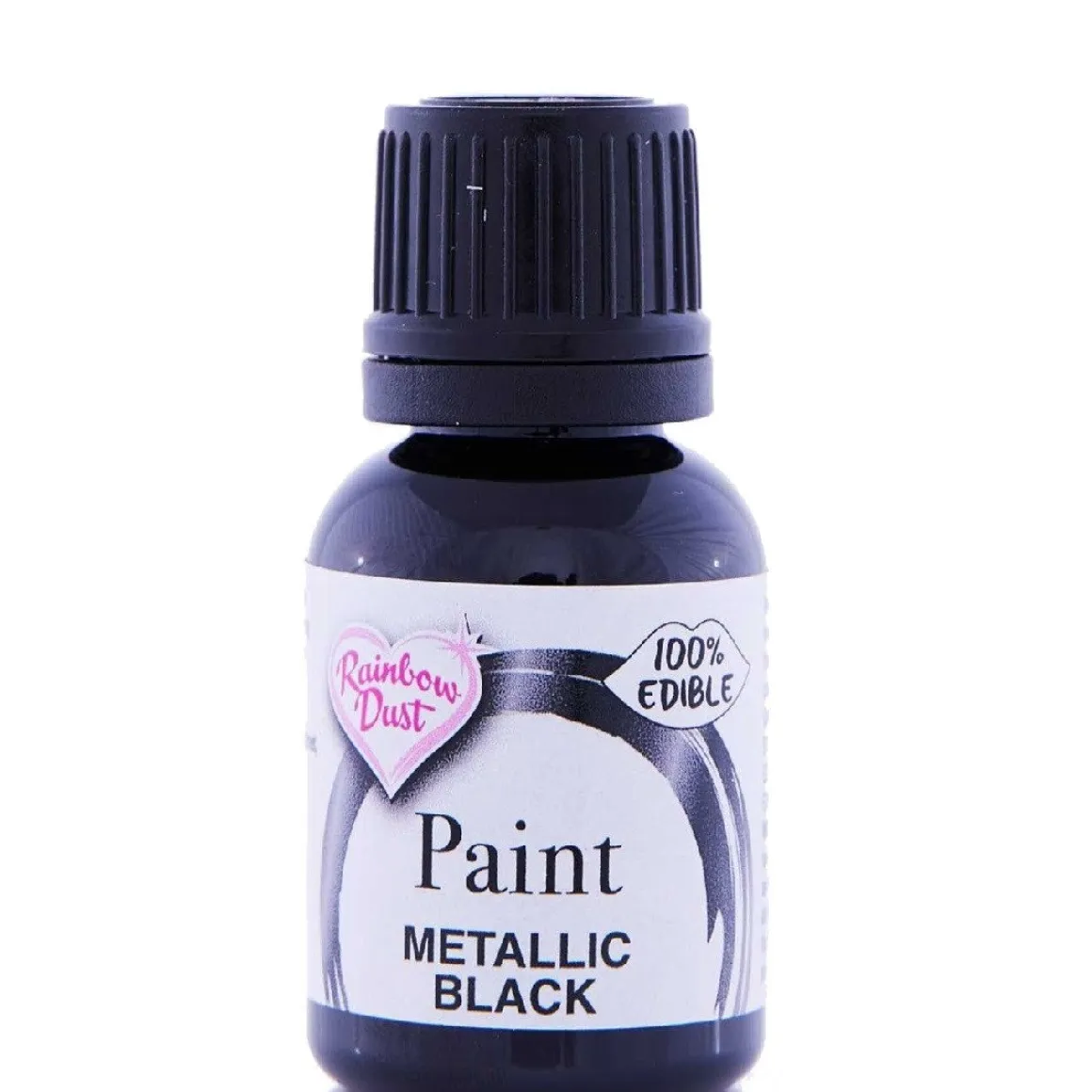 RD Metallic Food Paint Black 25ml