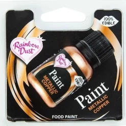RD Metallic Food Paint Copper 25ml