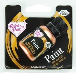 RD Metallic Food Paint Dark Gold 25ml