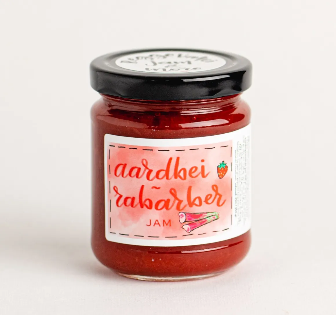 ReggeVallei Taartvulling Aardbeien-Rabarber 250g