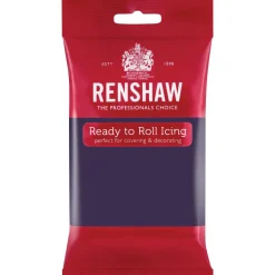 Renshaw Rolfondant Donker Paars 250g