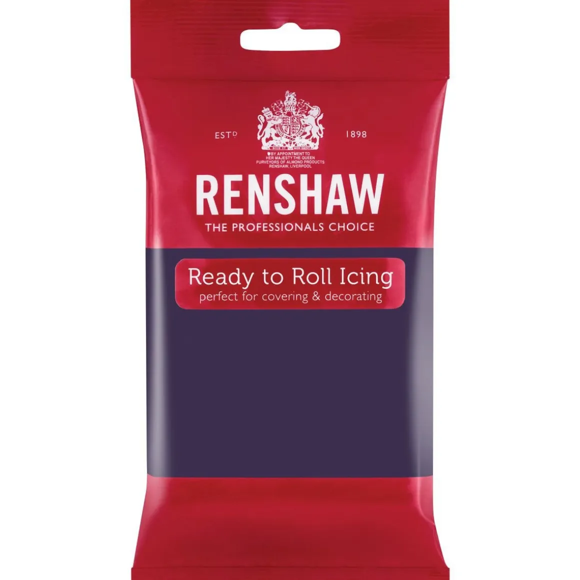 Renshaw Rolfondant Donker Paars 250g