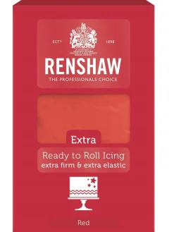 Renshaw Rolfondant Extra 1kg Rood