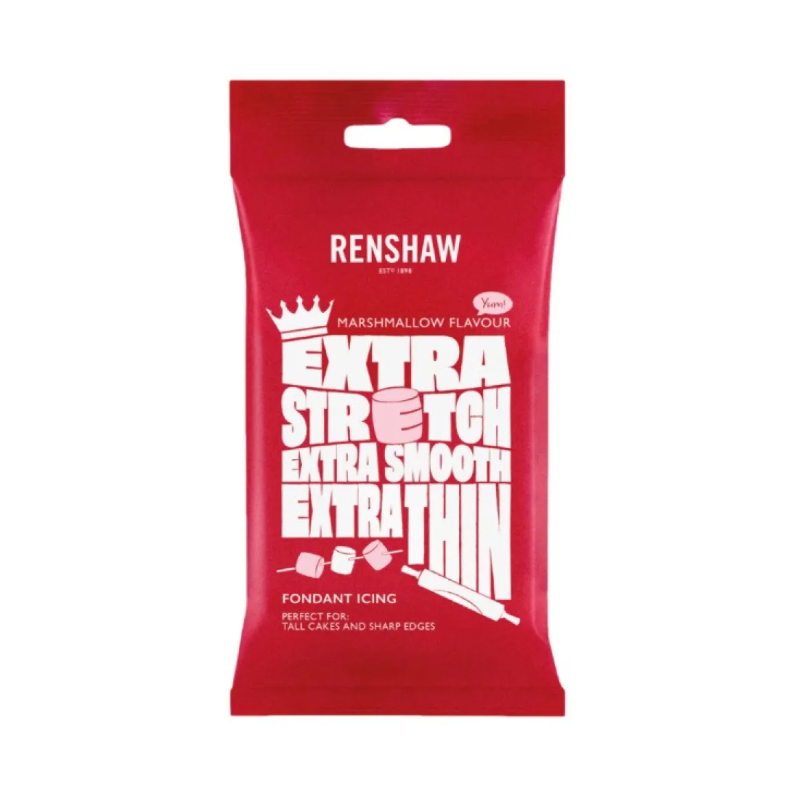 Renshaw Rolfondant Extra 1kg Wit Marshmallow
