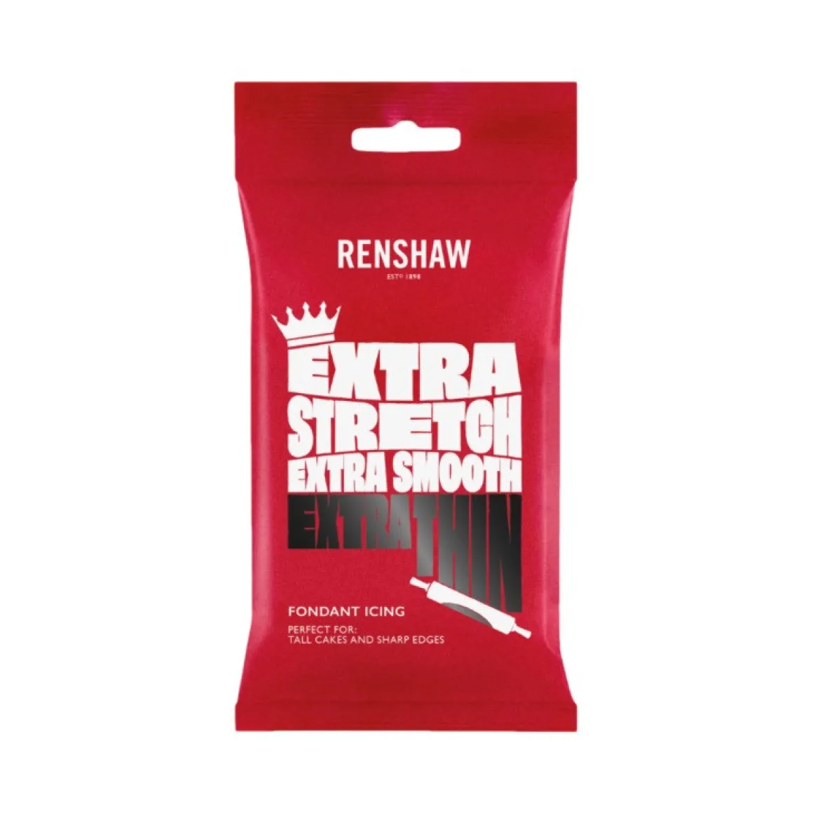 Renshaw Rolfondant Extra 1kg Zwart