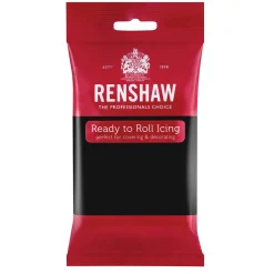 Renshaw Rolfondant Zwart 250g