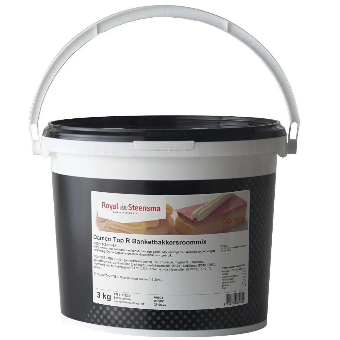 Royal Steensma Top 'R' Banketbakkersroompoeder 3kg**