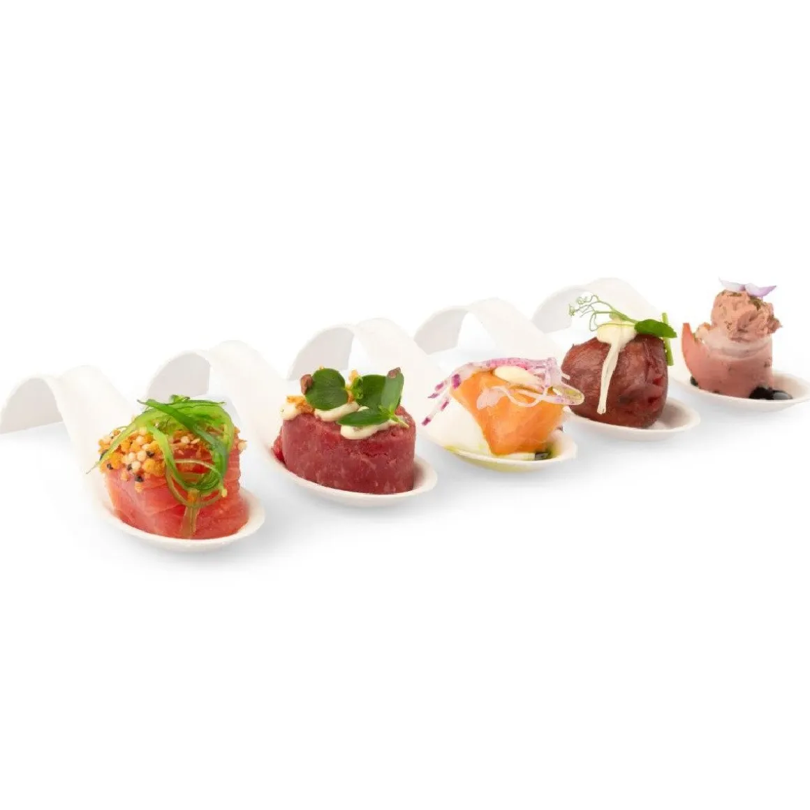 Senza Suikerriet Amuselepel Boog 12,3x4,2x2,7cm 40st.