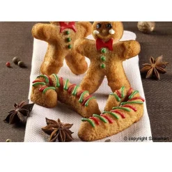 Siliconen Bakvorm Gingerbread Man Ø90x43x21mm (6)