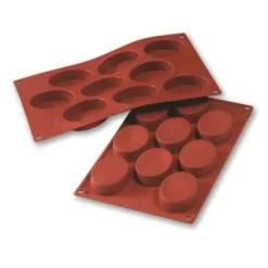 Siliconen Bakvorm Ovaal 70x50x20mm (9)