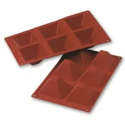 Siliconen Bakvorm Piramide 71x71x50mm (6)