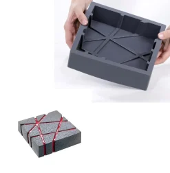 Siliconen Vorm Block 20x20x5cm (Dinara Kasko)