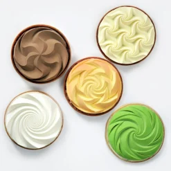 Siliconen Vorm Tart Kit/5 Ø14x2,5cm (Dinara Kasko)