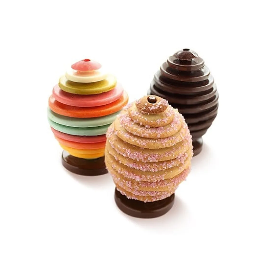 Silikomart Chocolade Vormset Ei Ø305x15(h)mm**