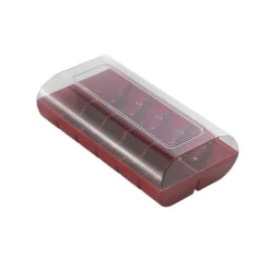 Silikomart Doosje voor 12 Macarons Ruby Rood